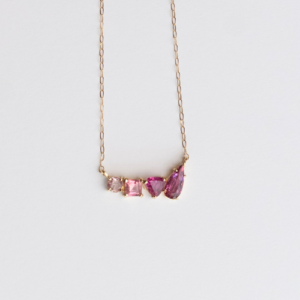 Choker Degradê Turmalina Rosa