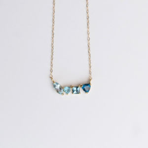 Choker Degradê Topázios e Apatita
